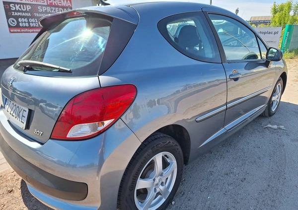 Peugeot 207 cena 12900 przebieg: 203000, rok produkcji 2010 z Trzciel małe 106